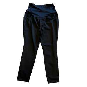 Old Navy Maternity Black Jeans with Full Stretch Panel. Size 14 Short Great Cond